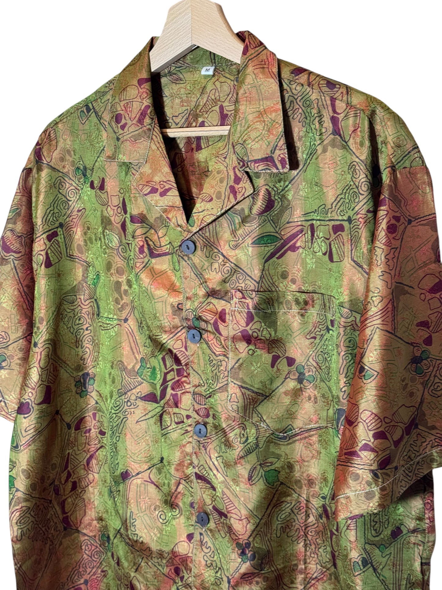 Camicia vintage in seta, taglia M