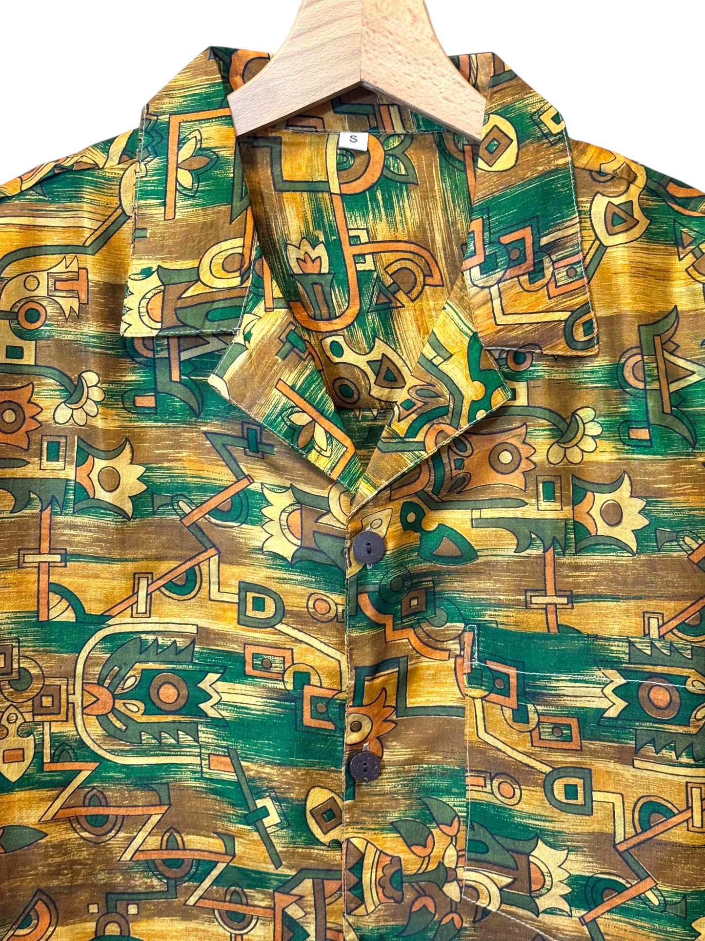 Camicia vintage in seta, taglia S