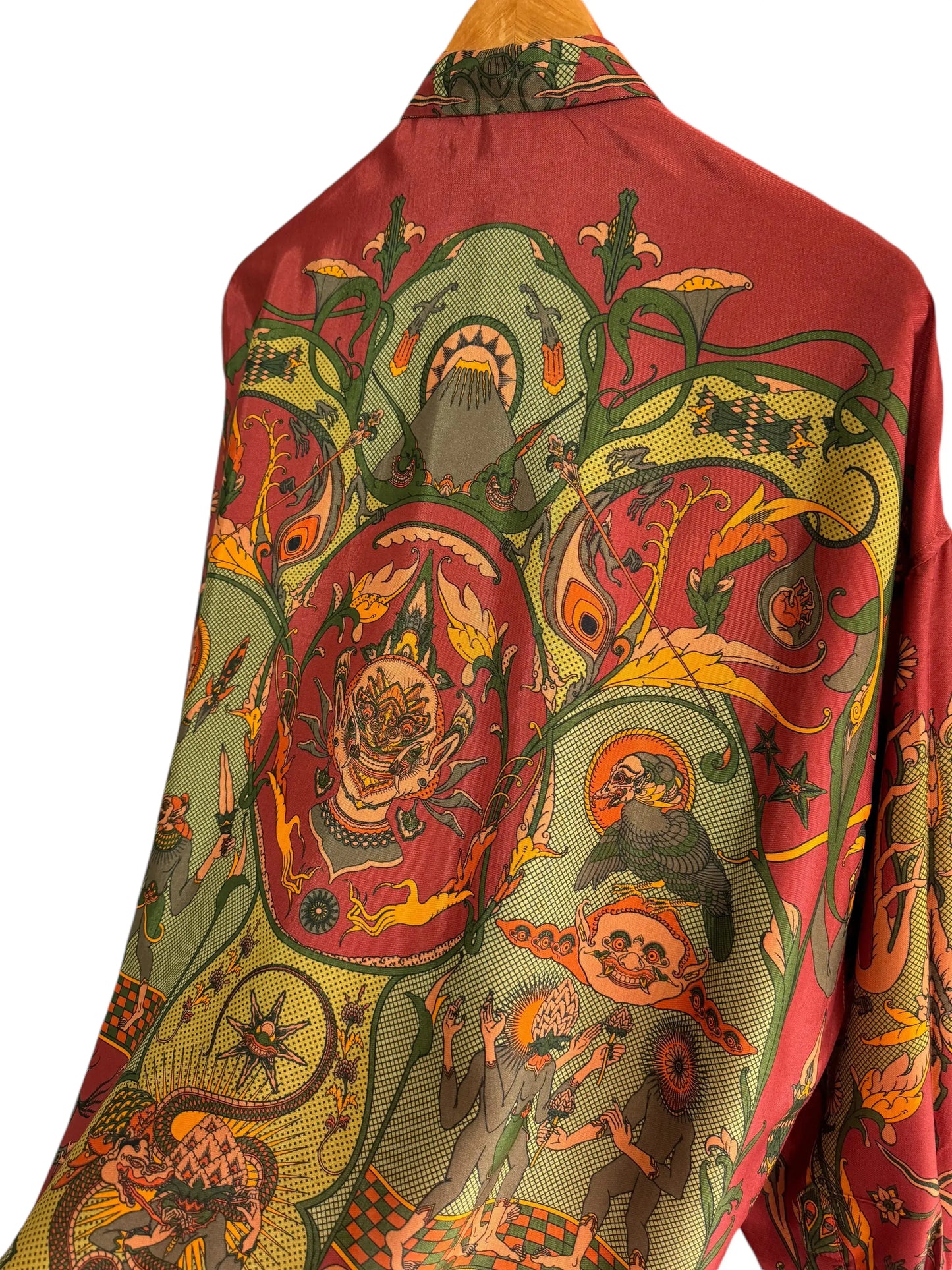 Camicia Fractal red version Beatbox vintage