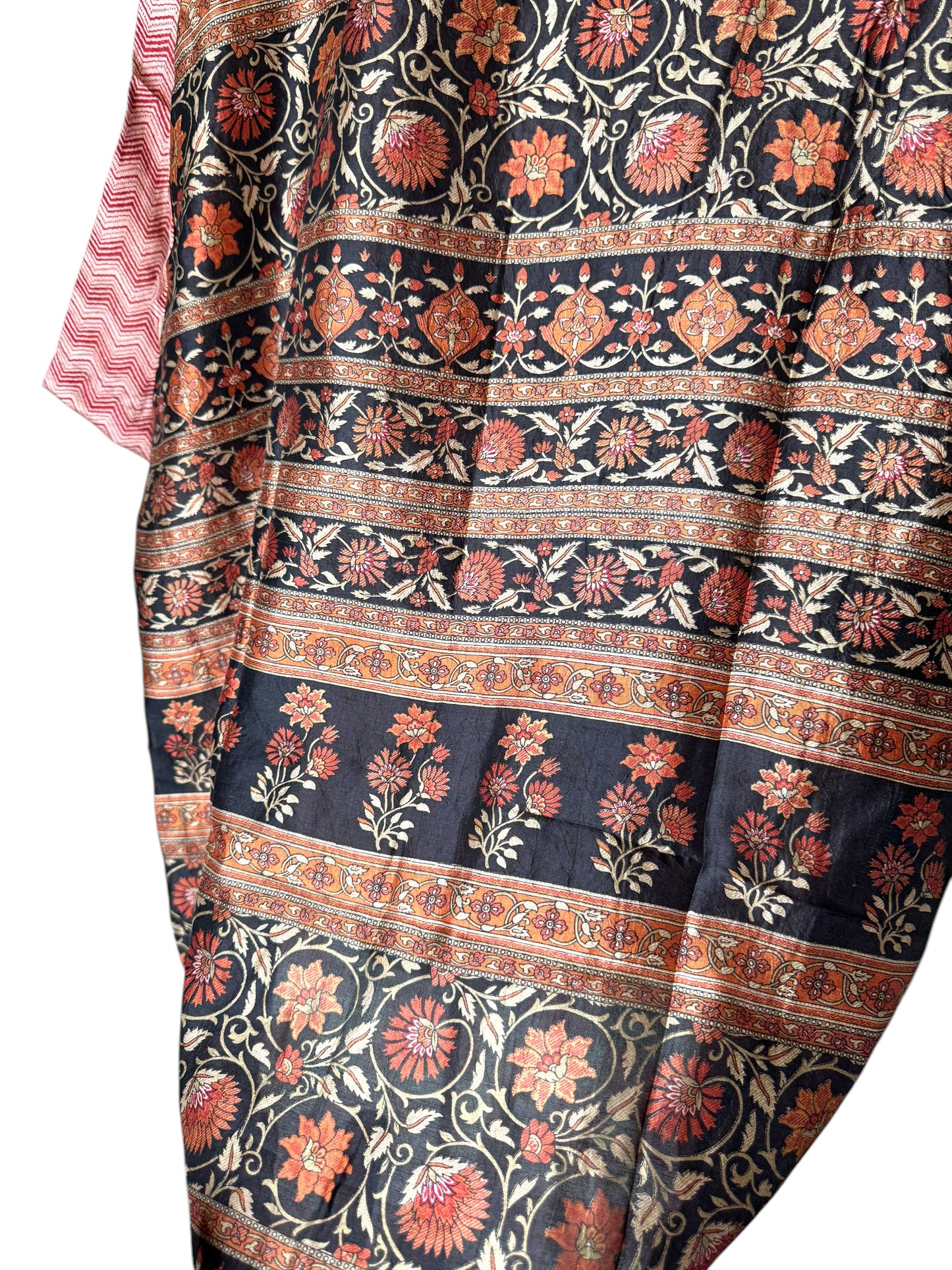 Camicia vintage in seta, taglia XL