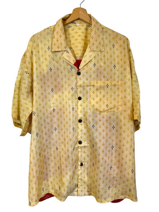 Camicia realizzata con seta vintage (L)