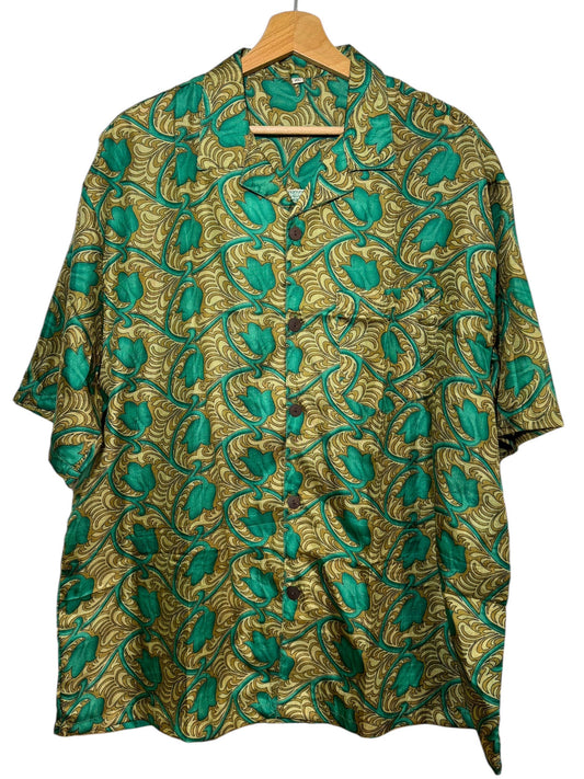 Camisa de seda vintage (XL)