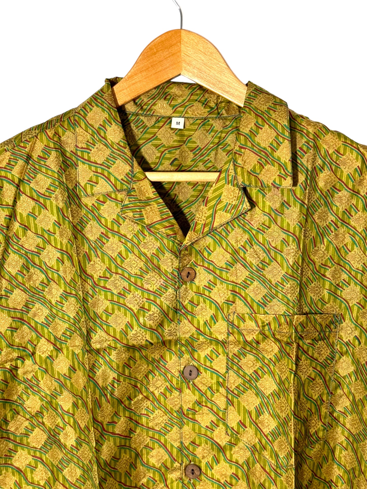 Camicia vintage in seta (M)