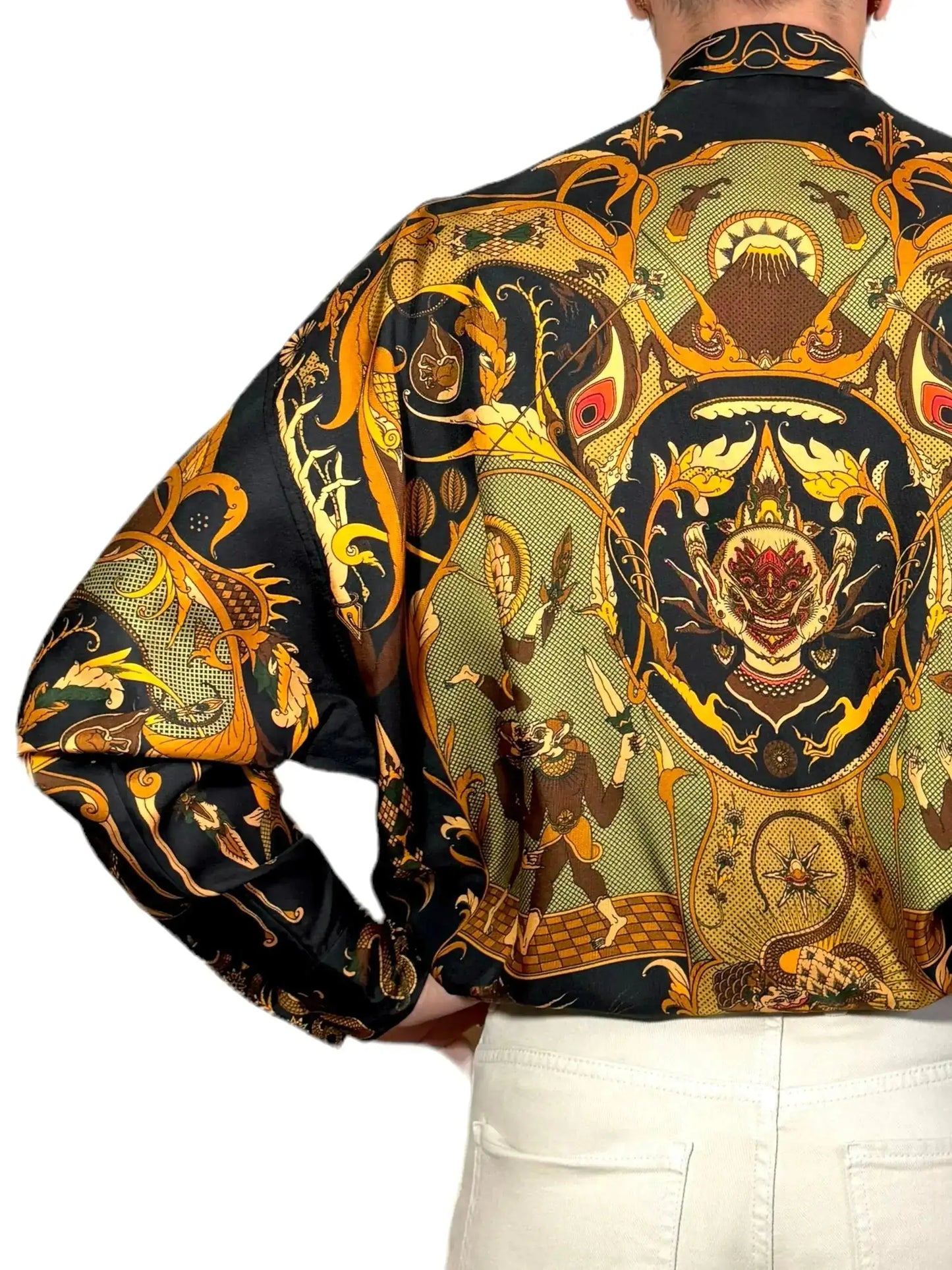 Camicia Fractal in seta Beatbox vintage