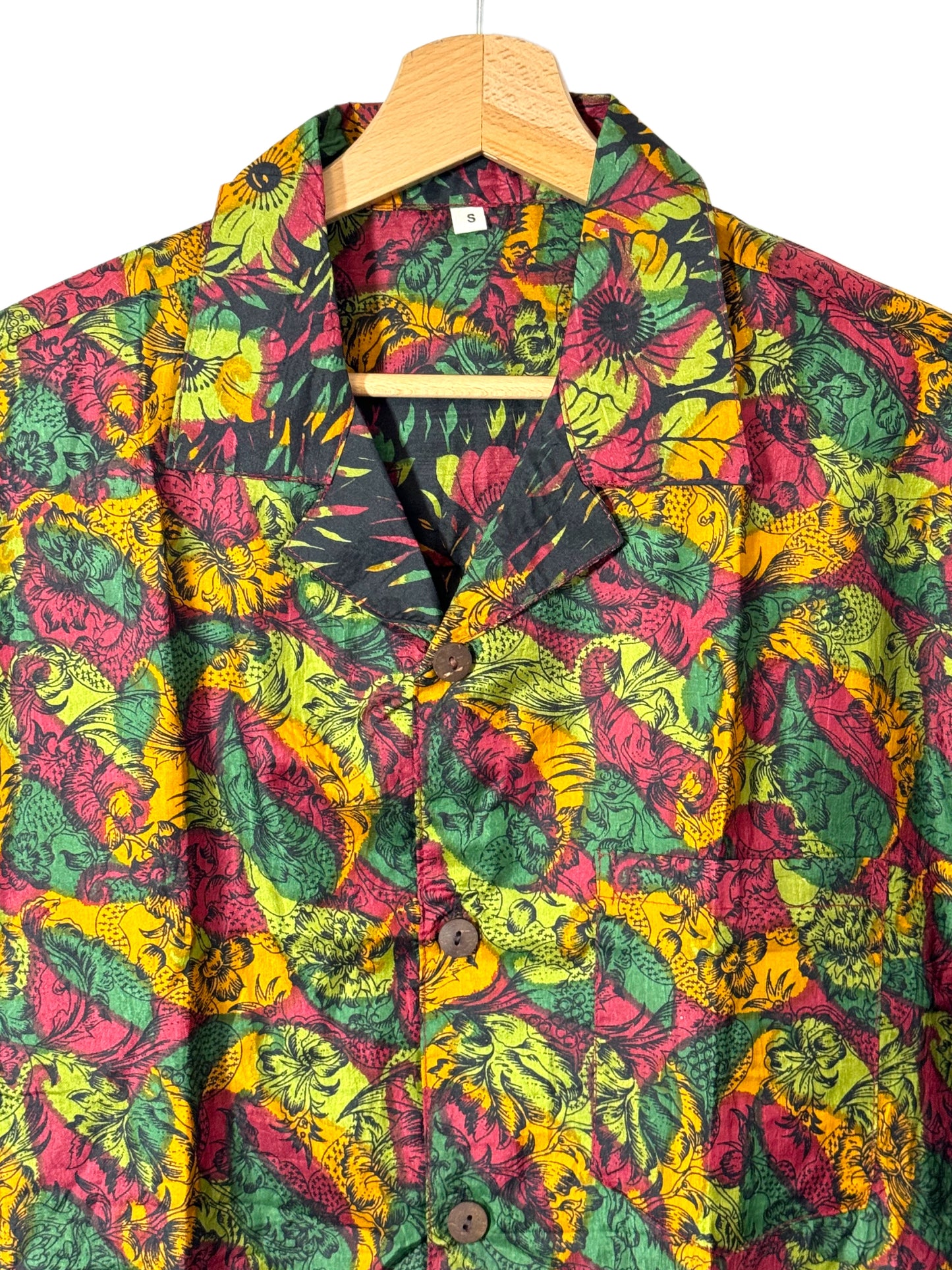 Shirt made with vintage silk (S)