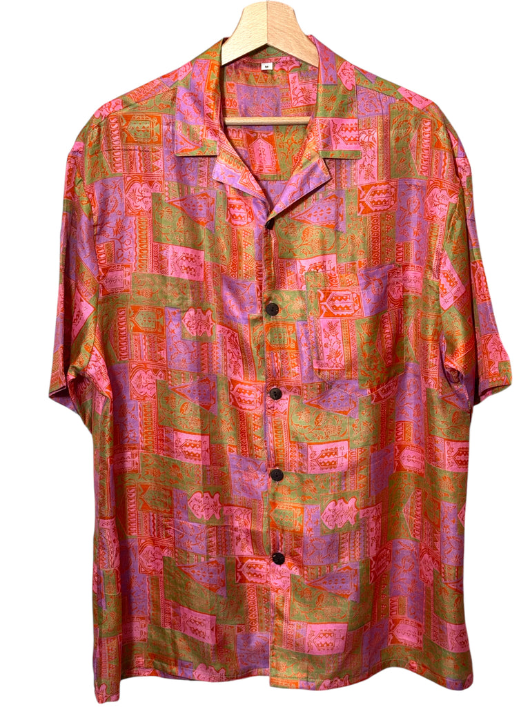 Camicia vintage in seta, taglia M