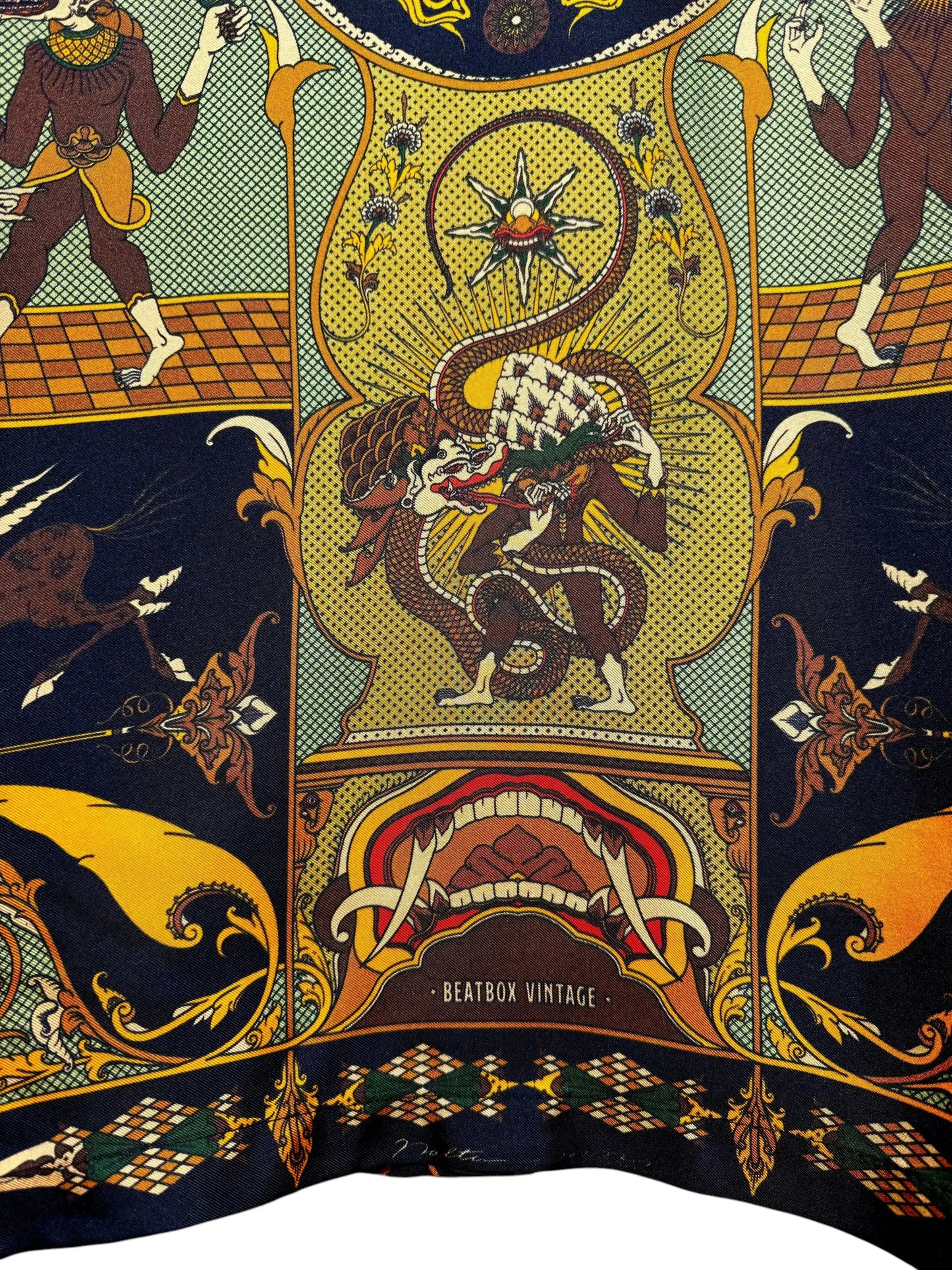 Camicia Fractal in seta Beatbox vintage