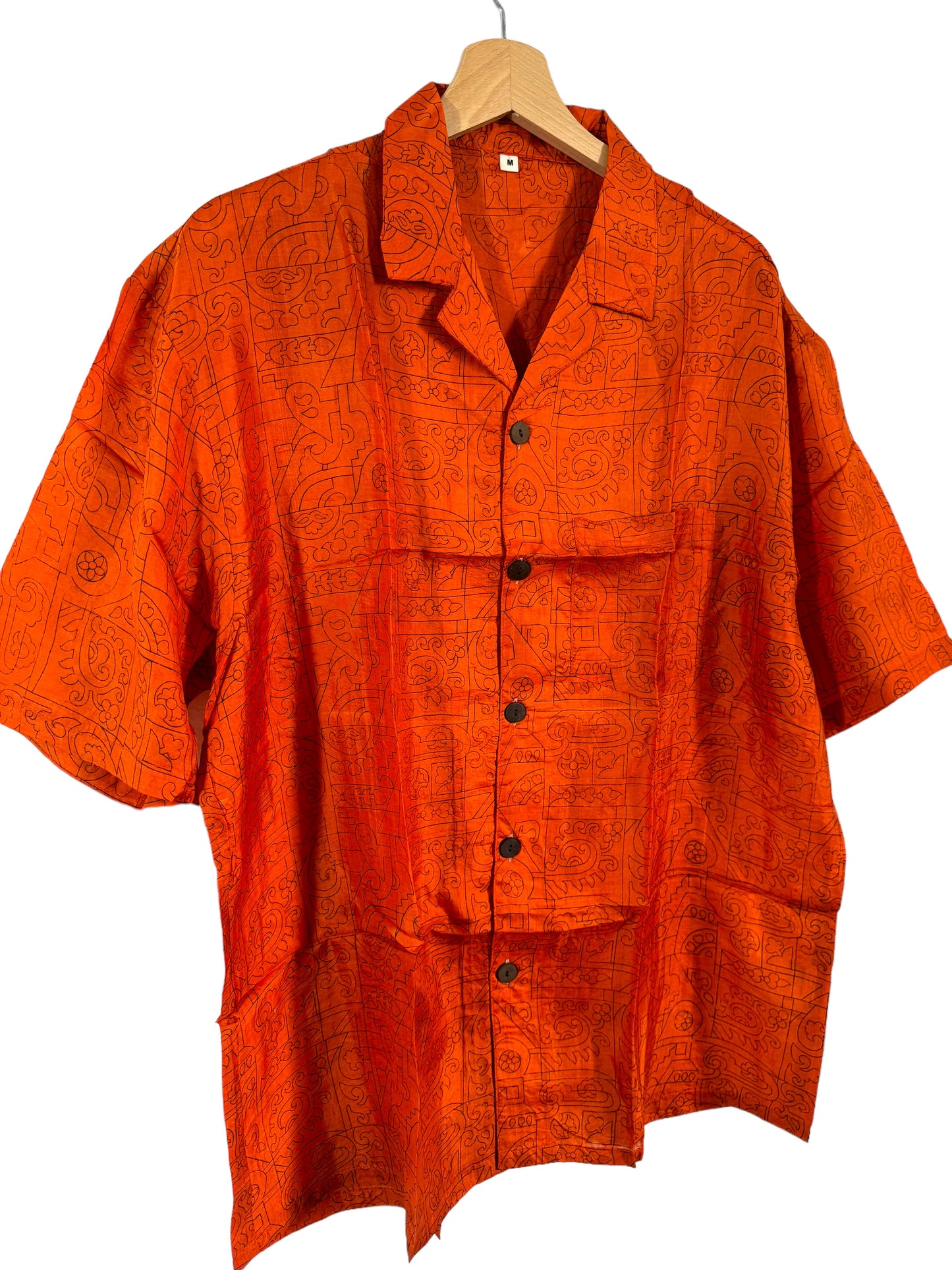 Camicia vintage in seta (M)