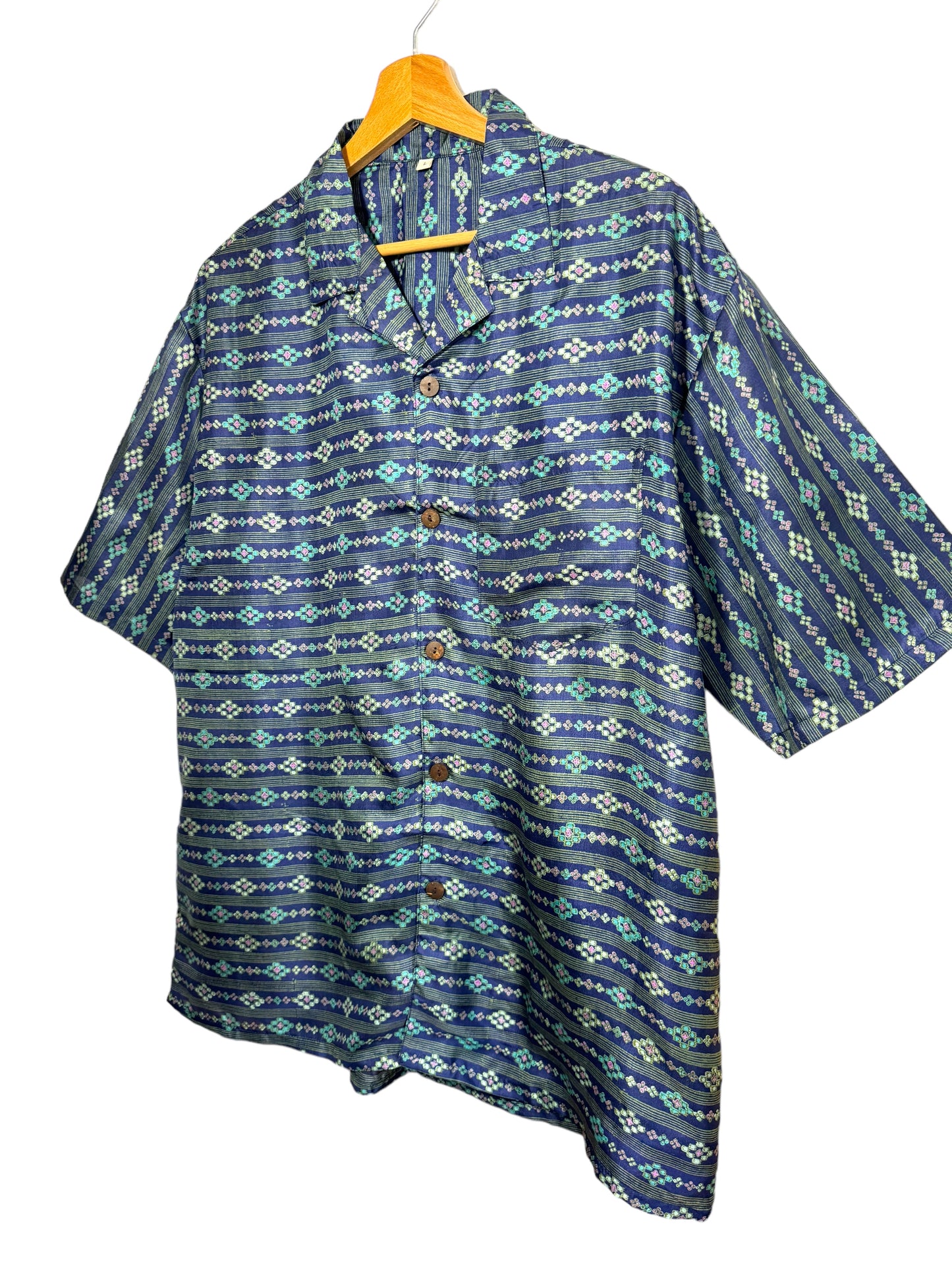Vintage silk shirt (L)