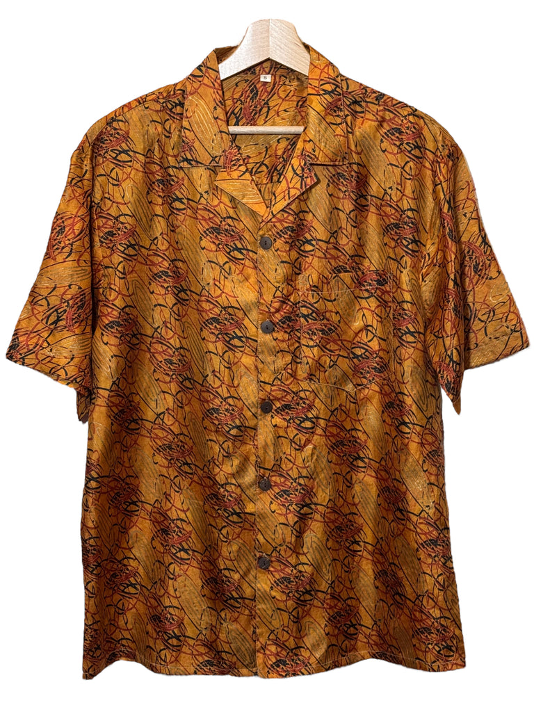 Camicia vintage in seta, taglia S
