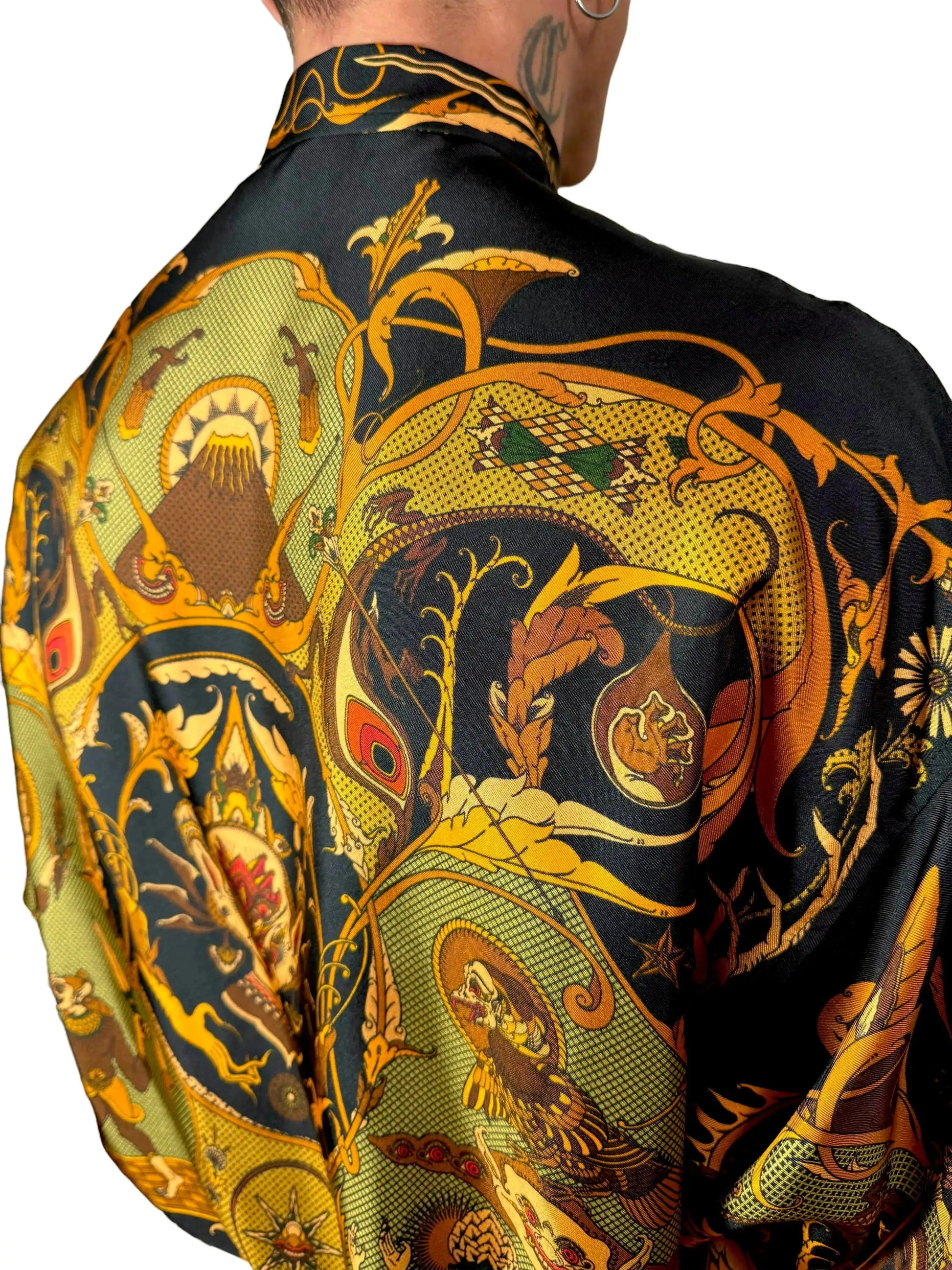 Camicia Fractal in seta Beatbox vintage