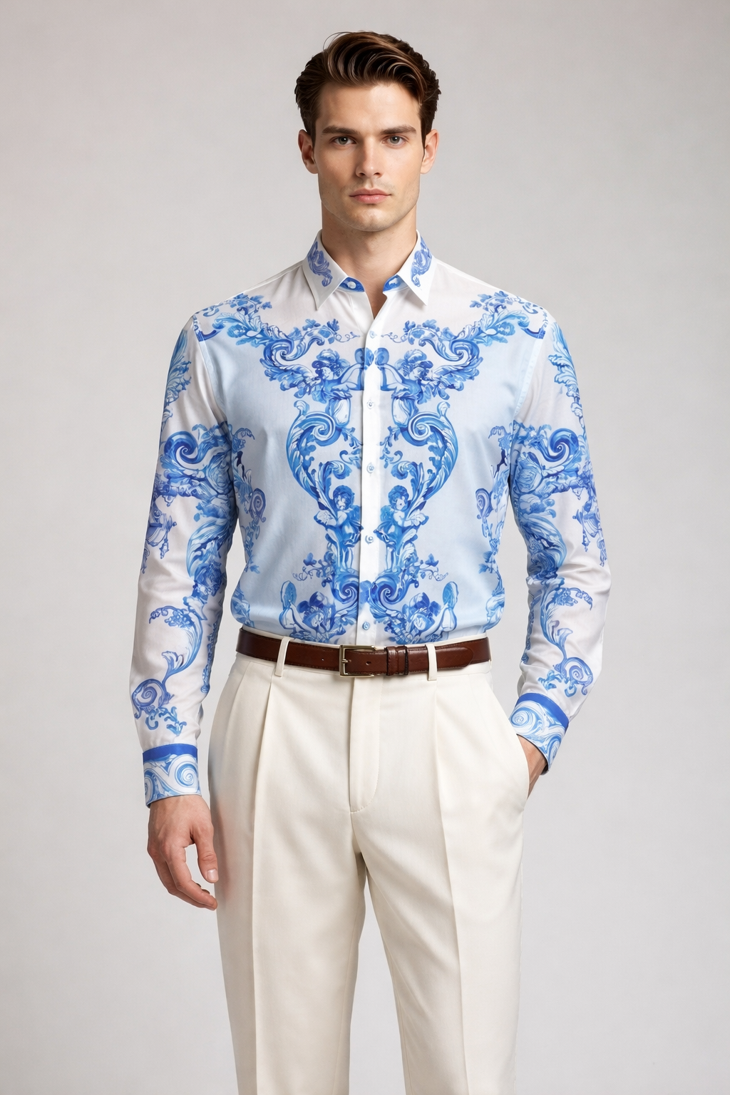 Camicia Aegean baroque