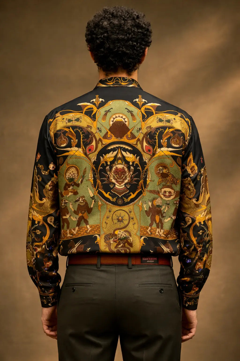 Camicia Fractal in seta Beatbox vintage