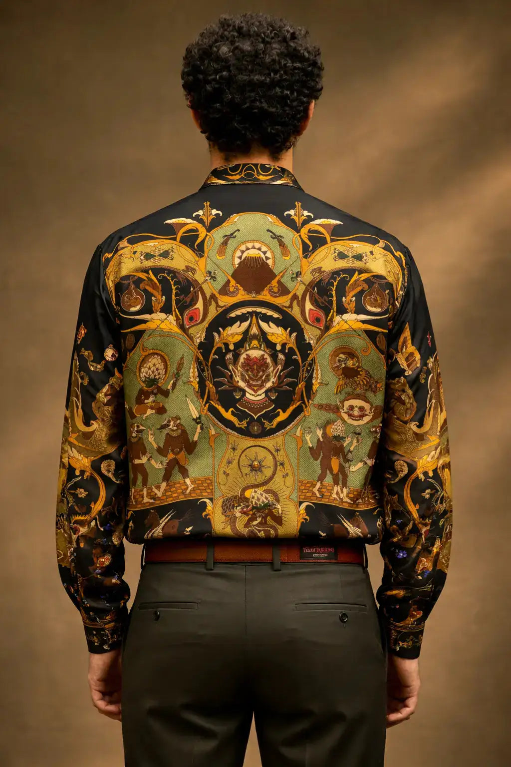 Camicia Fractal in seta Beatbox vintage