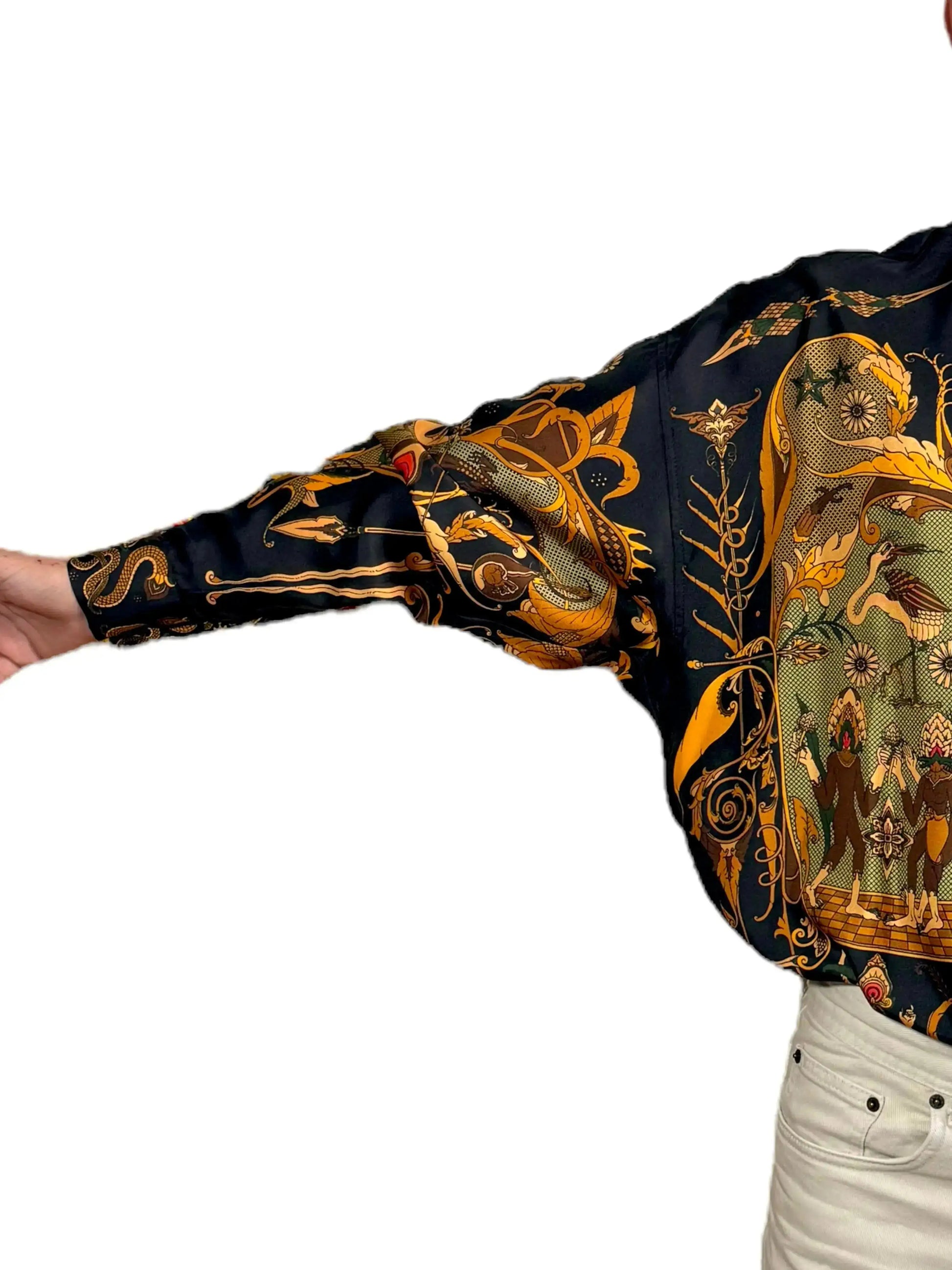 Camicia Fractal in seta Beatbox vintage