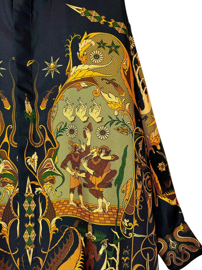 Camicia Fractal in seta Beatbox vintage