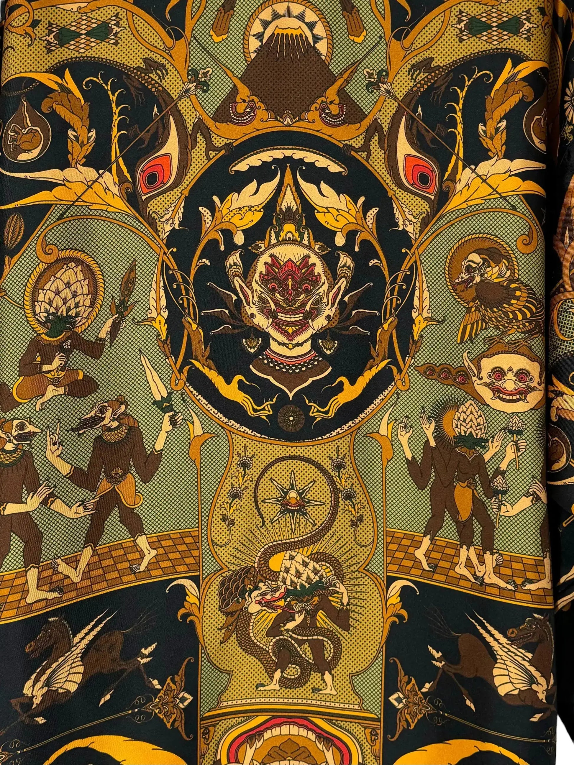 Camicia Fractal in seta Beatbox vintage