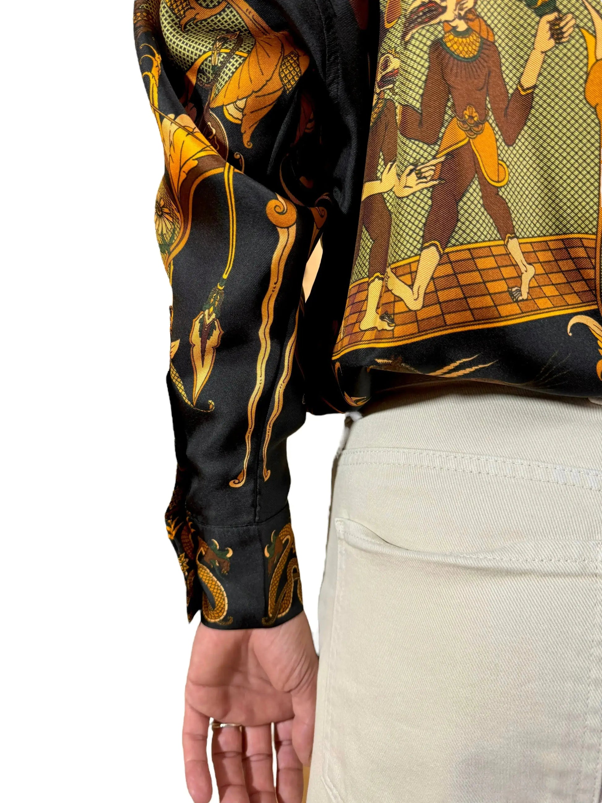 Camicia Fractal in seta Beatbox vintage