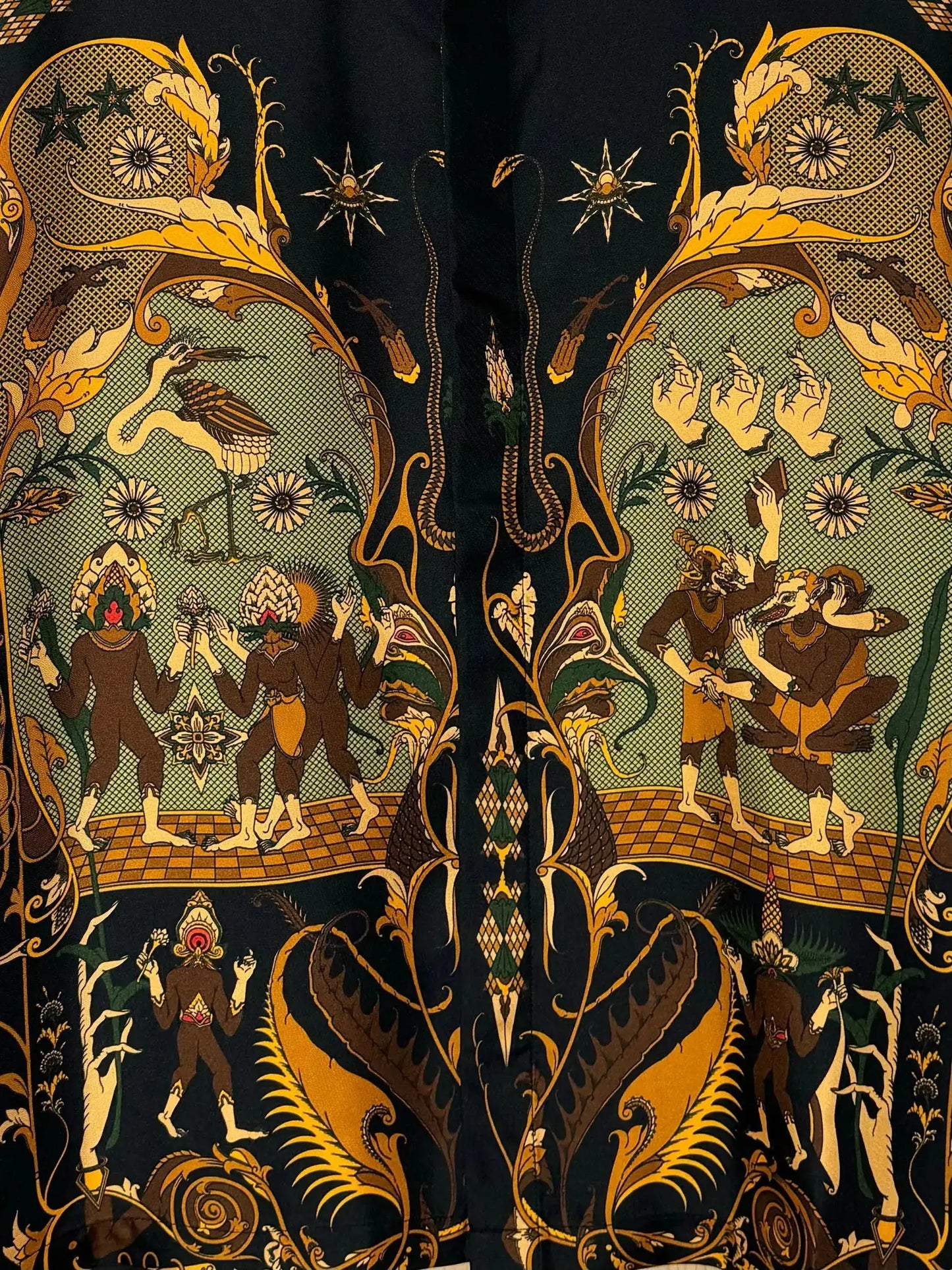 Camicia Fractal in seta Beatbox vintage