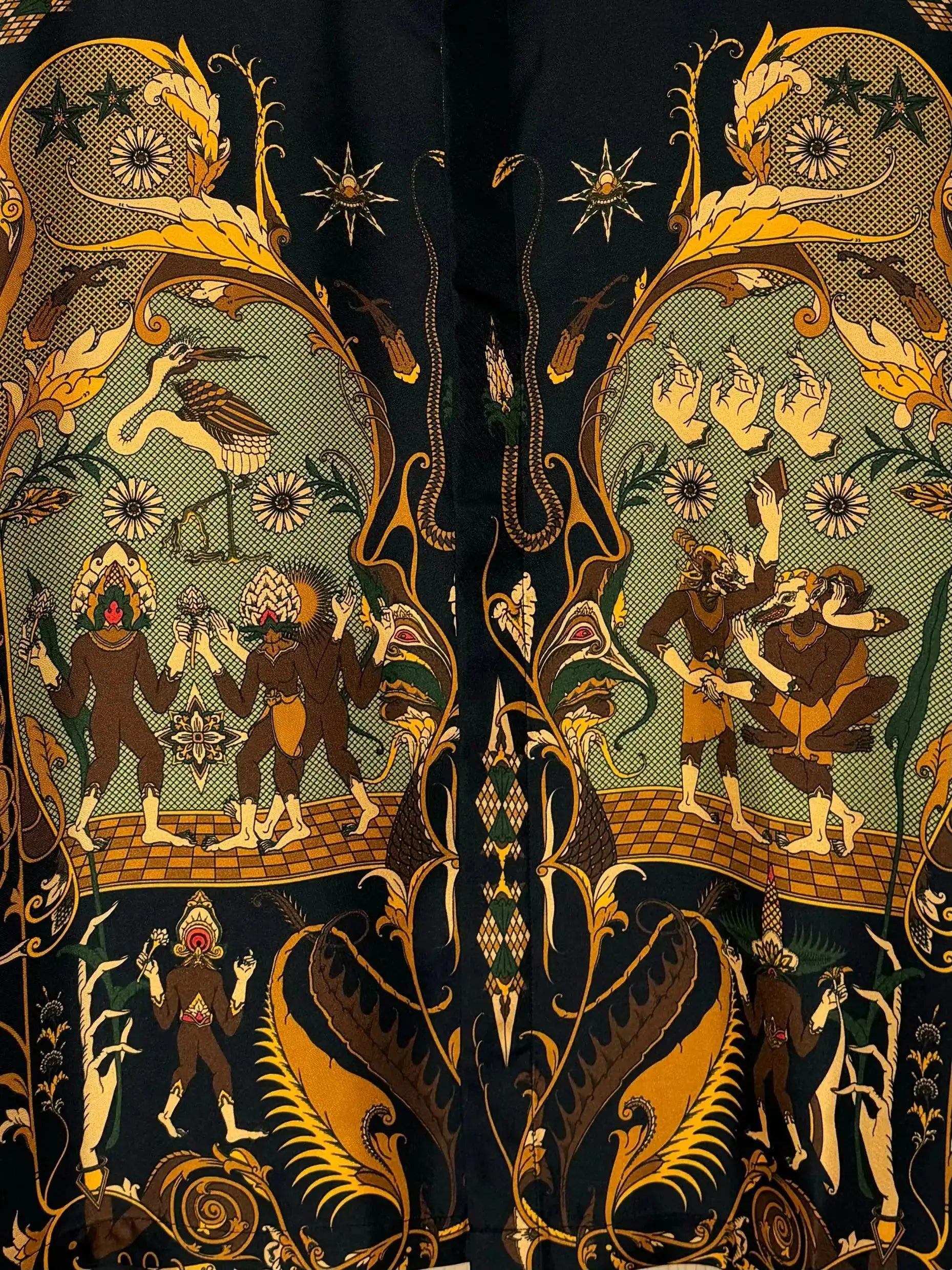 Camicia Fractal in seta Beatbox vintage