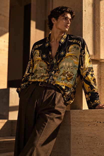 Camicia Fractal — Stampa Piazzata