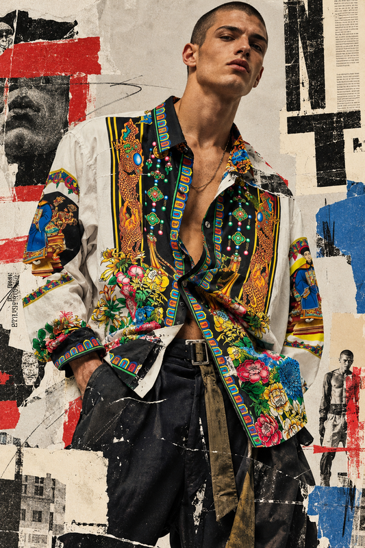 Camicia China Emperor in cotone