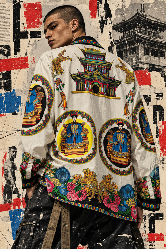 Chemise vintage de l'empereur de Chine Beatbox