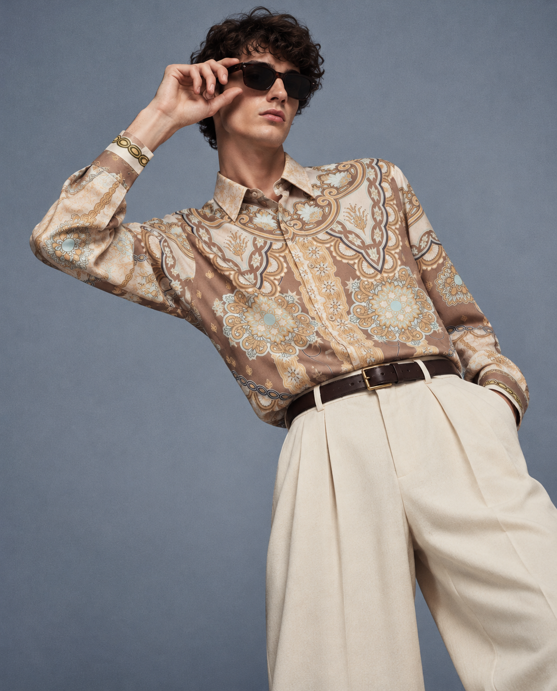 Camicia Infinity in viscosa