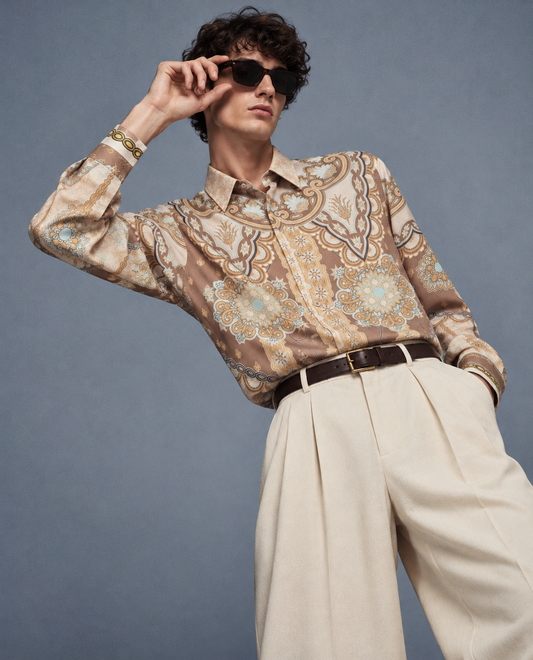 Camicia Infinity in viscosa