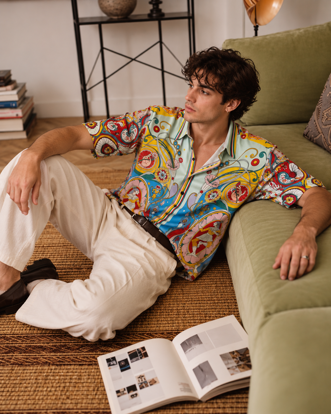 Camicia Corallio Maniche Corte