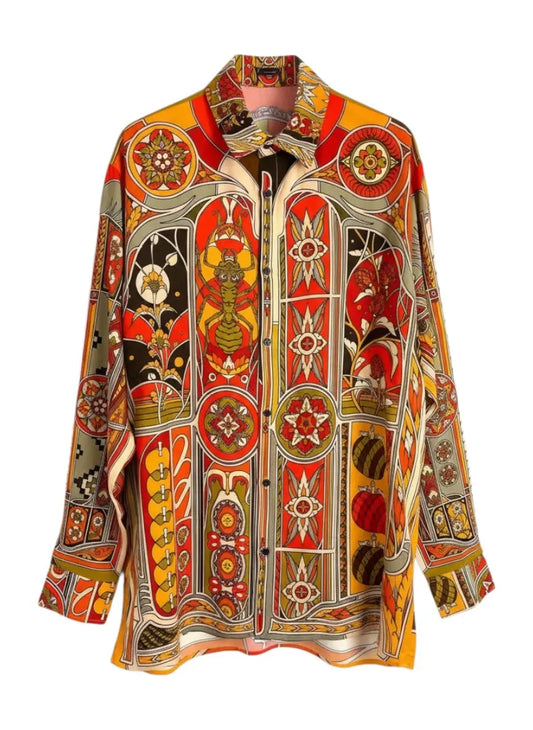 Camicia nature red version Beatbox Vintage BEATBOX COLLECTION