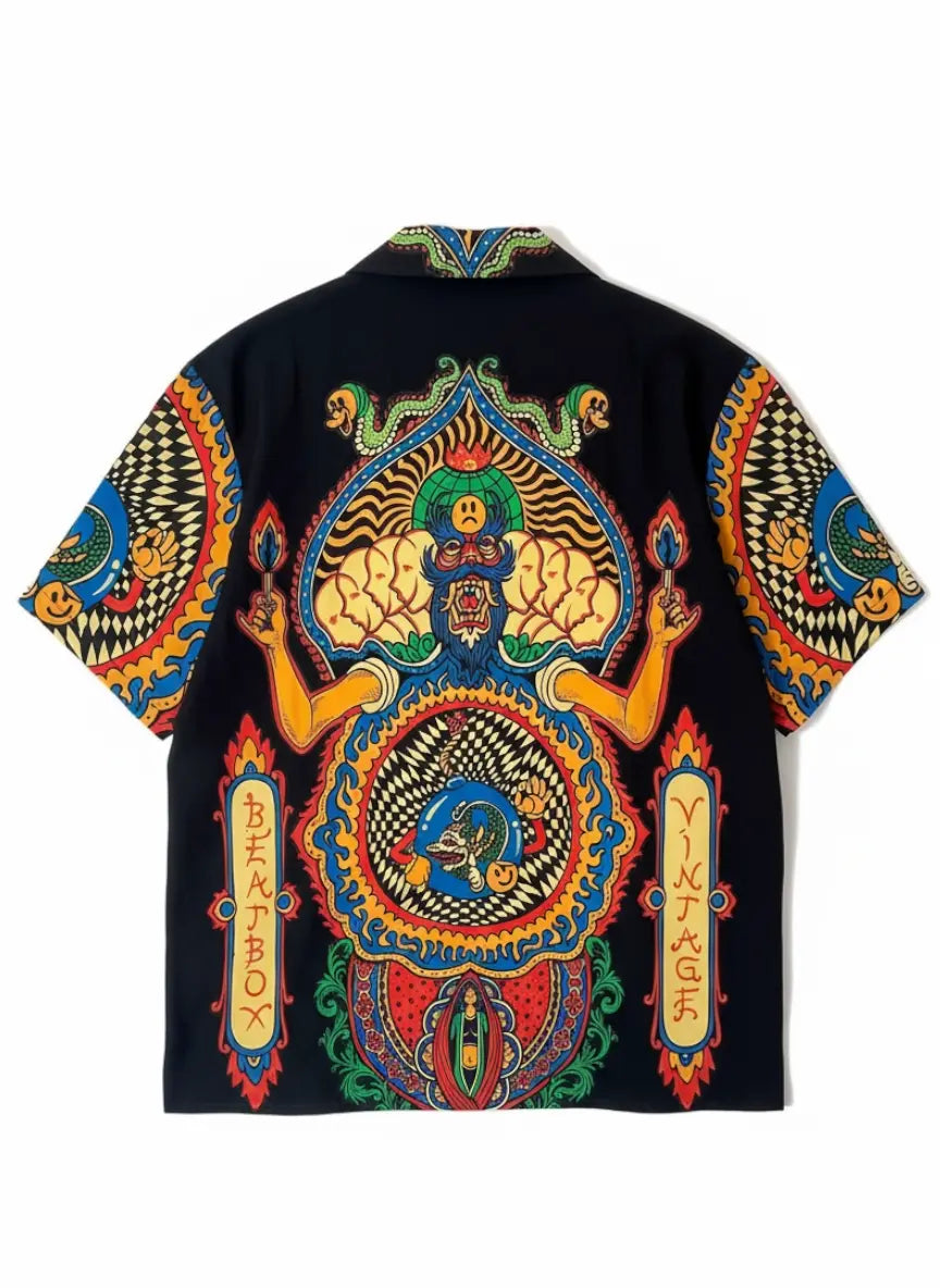 Camicia psychedelic by Beatbox vintage